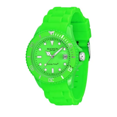 Obrázek produktu pro Candy Time od Madison N.Y. Hodinky Uni U4503-49-1 neonově zelené