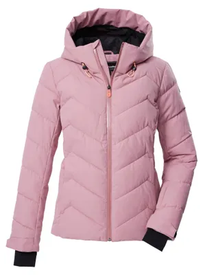 Productafbeelding van Killtec dames ski-jas/gewatteerde jas/functionele jas met donslook, met capuchon en rits