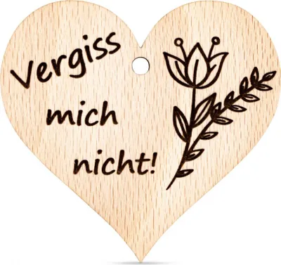 Produktbild von Anhänger Vergiss mich nicht