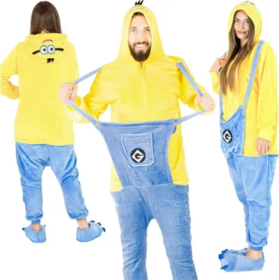 Zdjęcie produktu dla Onesie kigurumi diecięce piżama strój kostium minionek XL