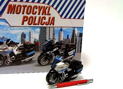 Image de Motojouet Police Son et Lumière 13cm HKG104