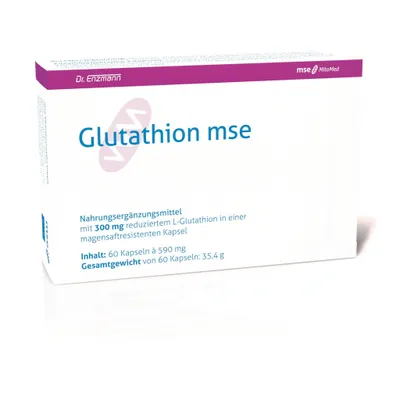 Produktbild von Dr. Enzmann Glutathion 300 mg 60 Kaps reduziert - MSE - Antioxidans liposomal