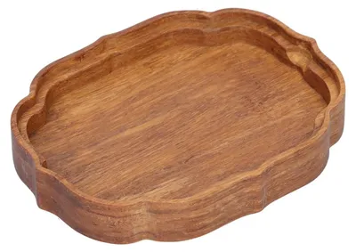Productafbeelding van Thee-accessoire van bamboe - Thee-onderzetter met wateropvang - Accessoire voor Kung Fu thee - Antislip ondergrond - Premium, natuurlijk bamboe - Uniek ontwerp