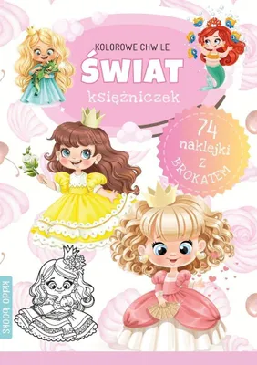 Zdjęcie produktu dla Kolorowanka dla dzieci Świat księżniczek 16 stron