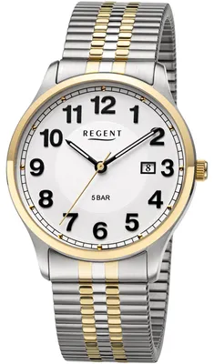 Obrázok produktu pre Pánske hodinky Regent F-1575 s remienkom Dvojfarebné
