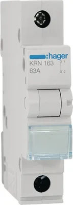 Produktbild von Hager Neutralleiterdurchführung, 63A, 12 Stk.