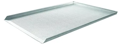 Obrázok produktu pre Perforovaný plech z hliníka 600 x 400 x 20 mm, 3 strany 90°
