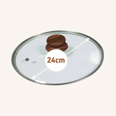 Immagine prodotto di Skleněná poklice Livington Copper & Stone 24 cm - 9010041029299