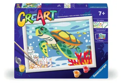 Image de Ravensburger 23974 livre et page à colorier Couleur par kit de peinture par numéros
