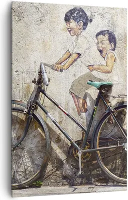Produktbild von Bild auf Leinwand - Leinwandbild - Einteilig - Graffiti modern - 80x120cm - Wand Bild - Wanddeko - Wandbilder - Leinwanddruck - Kunstdruck - Wanddekoration - Leinwand bilder - Wandbild - PA80x120-3617