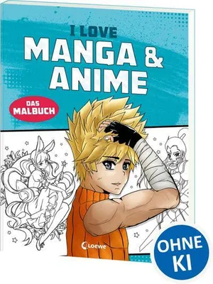 Produktbild von I love Manga & Anime - Das Malbuch