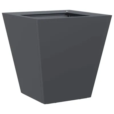 Image de vidaXL Bac à plantes Anthracite 30x30x30 Acier