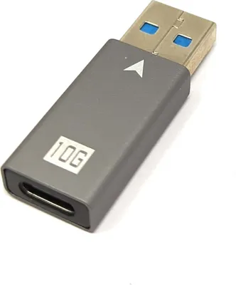 Produktbild von USB 3.1 Adapter Typ C Buchse zu 3.0 Typ A Stecker Kabel in Grau
