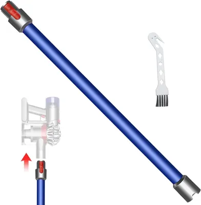 Produktbild von Schnellspannstab, kompatibel mit Dyson V15, V11, V10, V8, V7, Staubsauger-Verlängerungsstange, Verlängerungsrohr, 73 cm, Blau