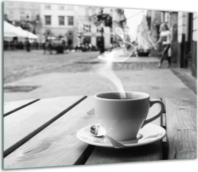 Produktbild von Herdabdeckplatten Glaskeramikkochfeld-Abdeckung Spritzschutz Glas 60x52cm Kaffee
