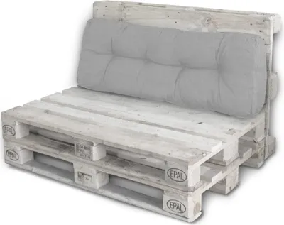 Immagine prodotto di Cuscino pallet Lacestone sezione posteriore grigio chiaro MS-16552