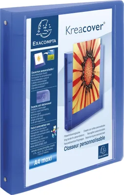 Zdjęcie produktu dla Segregator prezentacyjny Chromaline A4 4 ringi 30 mm, różne kolory, opakowanie 12 szt
