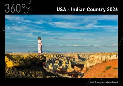 Produktbild von Fotokalender USA - Indian Country 2026 von Christian Heeb, 13 Motive, 50 x 35 cm