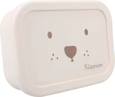 Produktbild von Kidzroom Kinder Lunchbox aus Silikon – Brotdose mit süßem Teddybär