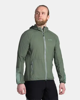 Immagine prodotto di Giacca da uomo leggera e antivento Kilpi ROSA-M, VERDE SCURO, taglia XL