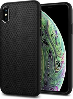Obrázok produktu pre Spigen Liquid Air, Ochranný obal, Apple, iPhone X, 14,7 cm (5.8"), Čierna