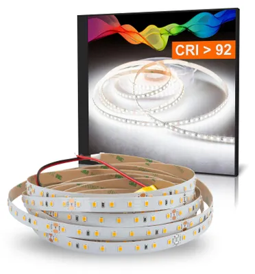 Produktbild von LED Strip ATLA Kaltweiß (6000k) 24W 5 Meter 24V IP20 CRI 92