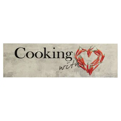 Immagine prodotto di Tappeto da Cucina Lavabile Cucinare 45x150 cm in Velluto