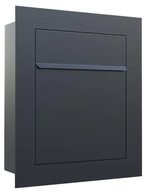 Produktbild von Einbaubriefkasten Bari in Schwarz