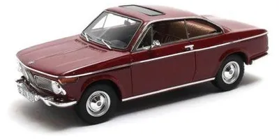 Productafbeelding van Matrix 1:43, rode BMW 1600-2 Baur Coupe, bouwjaar 1967