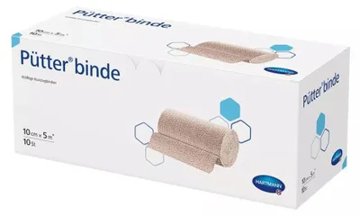 Image de Hartmann Pütter-Verband®, 10 cm x 5 m - 10 bandages | Paquet (10 pièces)