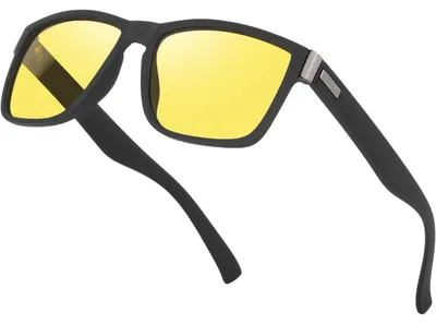 Produktbild von Sonnenbrille Herren Polarisiert UV400 Gelb Autofahren Angeln