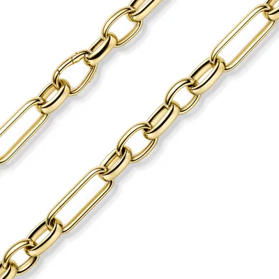 Produktbild von 11mm Phantasie Armband Armkette Armschmuck aus 585 Gold Gelbgold 20cm