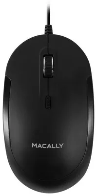 Produktbild von Macally DYNAMOUSE-B, Beidhändig, Optisch, USB Typ-A, 1600 DPI, Schwarz