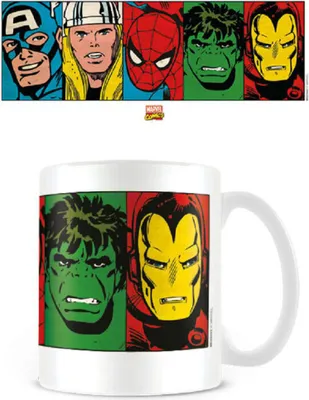 Immagine prodotto di Kubek Marvel Avengers Faces - Oficjalny Produkt PYRAMID, Ergonomiczny i Stylowy
