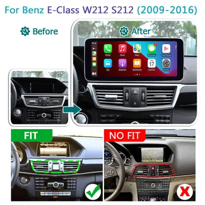 Obrázok produktu pre Autorádio - Android 14 - 10,25-palcový dotykový displej - Jednoduchá inštalácia (Plug and Play) - Pre modely Mercedes-Benz triedy E