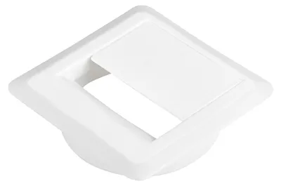 Produktbild von CAVO Kabeldurchlass Kunststoff 70 x 70 mm Ø 60 mm weiß – Kabeldurchführung Schreibtisch