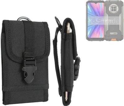 Produktbild von K-S-Trade Holster Handy Hülle kompatibel mit Doogee S96 GT Holster Handytasche Gürtel Tasche Schutz Hülle Robust Outdoor schwarz