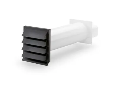 Zdjęcie produktu dla Naber COMPAIR 125 K-Klima-R flow 125 przewód ścienny antracyt 4033033