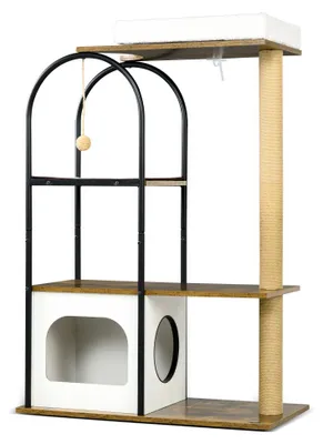 Produktbild von Kratzbaum – Katzenkratzbaum – Katzenbaum – Katzenturm – Kratzmöbel – 4 Etagen