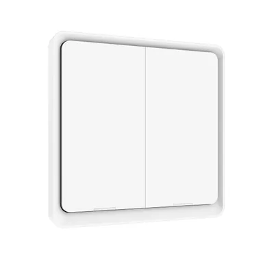 Produktbild von Immax SMART WiFi Weißer Wandschalter, 2-Tasten 07513L