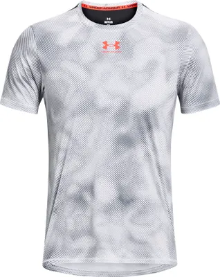 Produktbild von Under Armour Herren UA Challenger Pro Training Kurzarm-Oberteil mit Print - 1381050, Farbe:Weiß, Textil:M