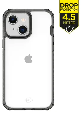 Produktbild von ITSkins SupremeClear iPhone 13 Hülle Hardcase Backcover Stoßfest - Transparent / Schwarz