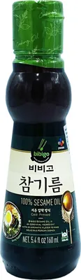 Produktbild von Cheiljedang | Sesamöl Aus Gerösteten Sesamsamen - 160 Ml - Koreanisch - 100% Natürlich - Cj Bibigo