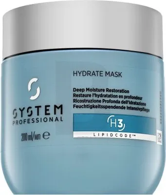 Produktbild von System Professional Hydrate Mask, 200 ml, Unisex, trockenes Haar, Alle Farben, Feuchtigkeitsspendend, Topf