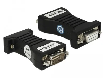 Produktbild von Seriell Isolator RS-232 DB9 Buchse zu RS-232 DB9 Stecker 3 kV Delock