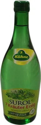 Produktbild von Kühne SUROL 7 Kräuteressig mit feiner Kräuternote (0,75l Glasflasche)