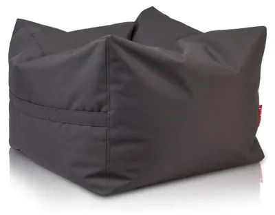 Produktbild von Ecopuf - Sitzhocker, Sitzsack, Hocker, Outdoor, Wasserdicht, 60X45cm, Grau M11