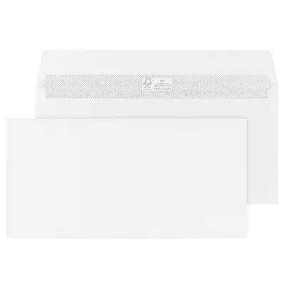 Produktbild von Briefhülle - DL weiß haftklebend Innendruck 100 g/qm 500 Stück.