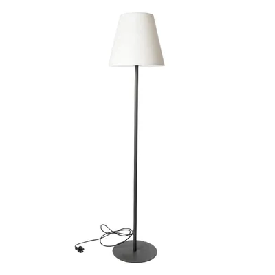 Image de Lampadaire filaire pied acier pour extérieur éclairage puissant LED blanc STANDY H150cm culot E27