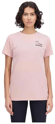 Produktbild von T-Shirt New Balance Camiseta New Balance Accelerate Pacer Graphic manga corta rosa  mujer für Uni